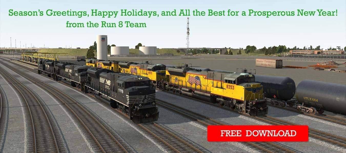 run 8 train simulator re texture